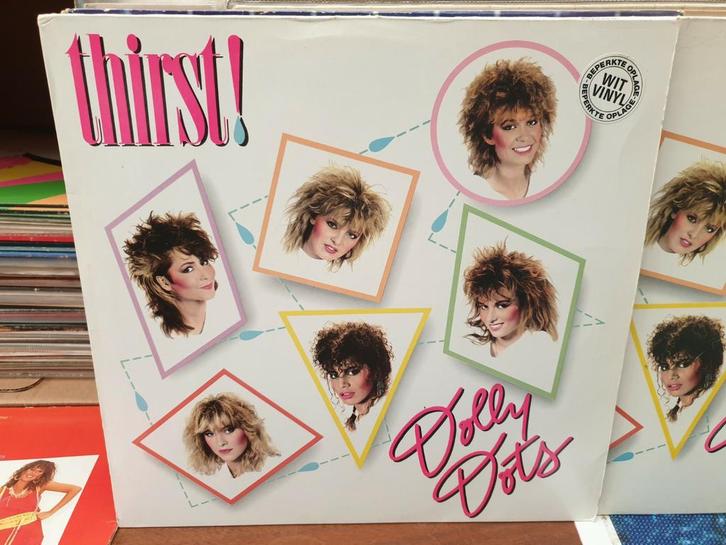 Dolly Dots - Thirst ! Witte variant, met poster en flyer (4), Cd's en Dvd's, Vinyl | Pop, 12 inch, Ophalen of Verzenden