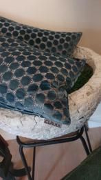 Claudi Kussen Blauw Aqua - Nieuwstaat!, Huis en Inrichting, Ophalen of Verzenden, Zo goed als nieuw, Blauw, Rechthoekig