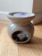 Kaarsenhouder aromatherapie taupe lavendel, Crème, Overige materialen, Nieuw, Ophalen of Verzenden