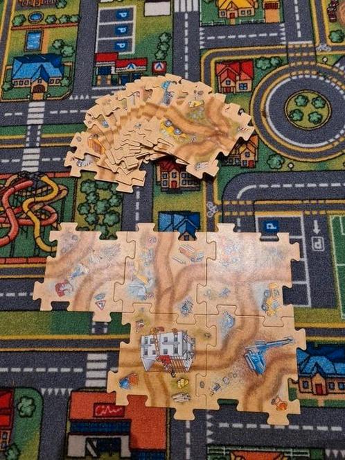 Puzzel bouwplaats, Kinderen en Baby's, Speelgoed | Kinderpuzzels, Gebruikt, 10 tot 50 stukjes, Ophalen