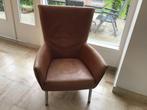 Design lederen fauteuil, Huis en Inrichting, Fauteuils, Ophalen, Leer