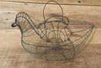 Vintage brocante Franse eiermand, Ophalen of Verzenden, Gebruikt