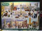 Falcon puzzel 1000 stukjes A winter in London, Ophalen of Verzenden, 500 t/m 1500 stukjes, Zo goed als nieuw, Legpuzzel