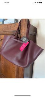 Mooie bordeauxrode shopper, Ophalen of Verzenden, Zo goed als nieuw, Rood, Shopper