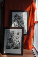 Escher schilderijen, Antiek en Kunst, Kunst | Tekeningen en Foto's, Ophalen of Verzenden