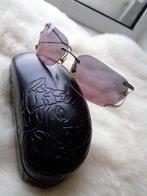 Versace zonnebril met medusa kopjes, swarovski, origineel, Zonnebril, Paars, Gianni Versace, Ophalen of Verzenden