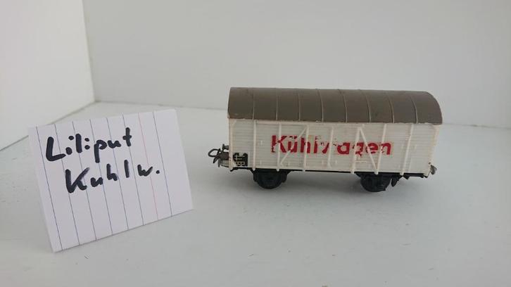 Liliput koelwagon, Hobby en Vrije tijd, Modeltreinen | H0, Zo goed als nieuw, Wagon, Gelijkstroom, Liliput, Ophalen of Verzenden