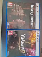 PS5 Games: Lost Judgment & Yakuza 0, Ophalen of Verzenden