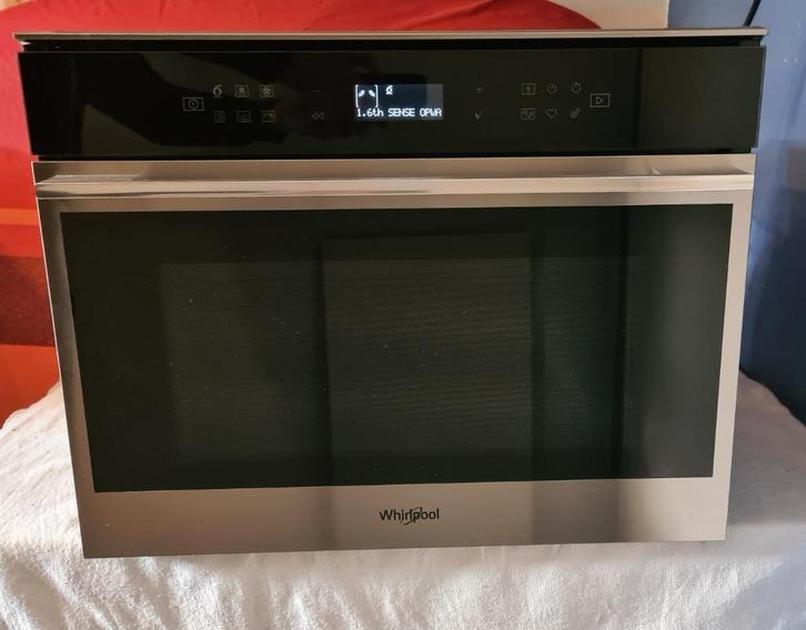 Inbouw combimagnetron van Whirlpool W7 MW461, Witgoed en Apparatuur, Ovens, Gebruikt, Inbouw, Oven, 45 tot 60 cm, 45 tot 60 cm