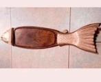 Houten Vis Serveerplank 90 cm, Ophalen of Verzenden, Zo goed als nieuw, Overige vormen, Hout