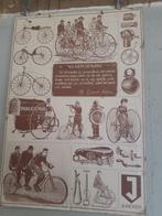 juncker fiets poster, Reclamebord, Gebruikt, Ophalen of Verzenden