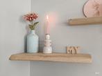 Wandplank EIKEN 49cm #126 dubbelzijdig en/of hoekplank!, Houtatelier M.Y., Info@myhoutatelier.nl, Nieuw, Ophalen of Verzenden
