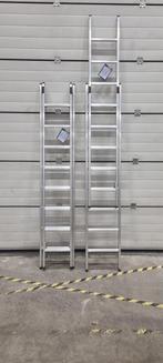 Alluminium steekladders Nieuw, Doe-het-zelf en Verbouw, Ladders en Trappen, Ophalen, Nieuw, Ladder, Opvouwbaar of Inschuifbaar