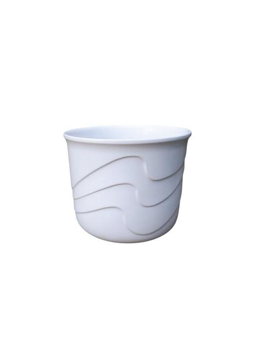 Bay W-Germany bloempot 23cm, Tuin en Terras, Bloempotten, Gebruikt, Aardewerk, Binnen, Minder dan 40 cm, Minder dan 25 cm, Rond