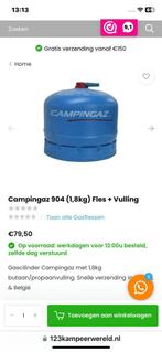 Campinggaz tank 1.8 kg. Fles en vulling, Nieuw