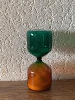 10 minuten zandloper - gekleurd glas - collectors item., Verzamelen, Ophalen of Verzenden