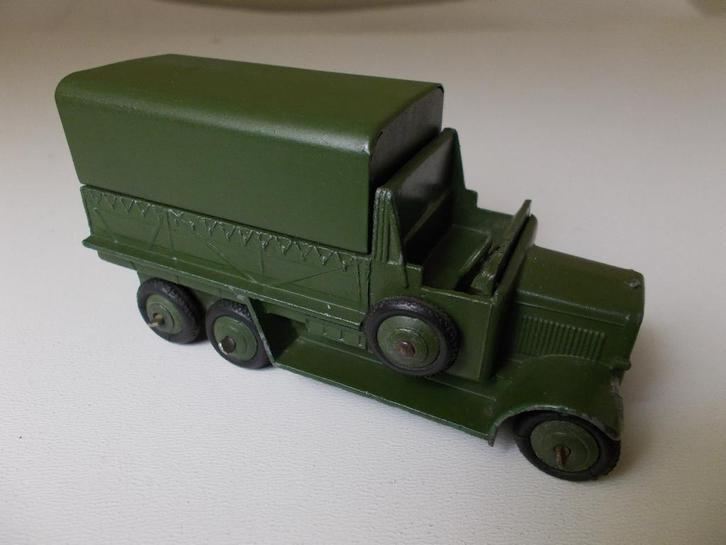 1938 Dinky Toys 25S SIX WHEELED COVERED WAGON. I.z.g.st!, Hobby en Vrije tijd, Modelauto's | 1:43, Zo goed als nieuw, Bus of Vrachtwagen