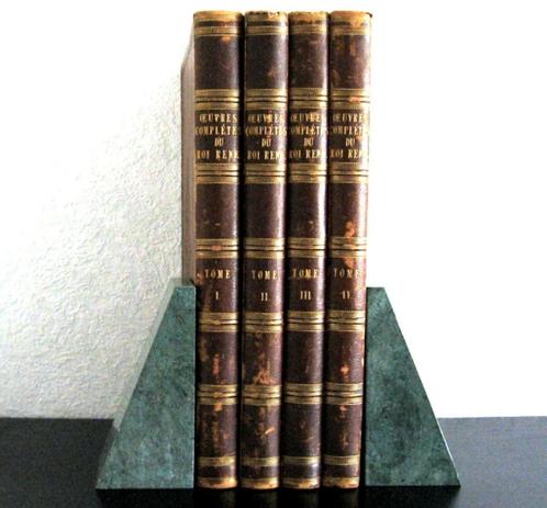 Oeuvres complètes du Roi Rene 1843-46 Comte de Quatrebarbes, Antiek en Kunst, Antiek | Boeken en Bijbels, Ophalen of Verzenden