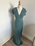 King Louie maat L retro maxi lange jurk 2610, Blauw, Maat 42/44 (L), Ophalen of Verzenden, Zo goed als nieuw