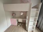 Ikea hoogslaper smastad met bureau, Ophalen, Zo goed als nieuw, Hoogslaper
