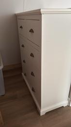 Witte commode met lades, Huis en Inrichting, Ophalen, 100 tot 150 cm, 50 tot 100 cm, Zo goed als nieuw