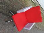 stoel, Ophalen, Gebruikt, Metaal, Rood