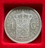 VERSCHILLENDE JAREN 1 gulden Wilhelmina 'Hermelijnen Mantel', Postzegels en Munten, Munten | Nederland, Ophalen, 1 gulden, Zilver