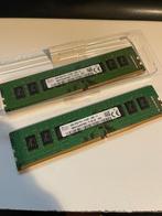 SK Hynix werkgeheugen 2x 8gb - 2Rx8 PC4 - 2133P -UBO - 11, Computers en Software, RAM geheugen, DDR4, Ophalen of Verzenden, Zo goed als nieuw