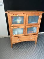 Leuk houten kastje - 80x39.5x91 cm, Huis en Inrichting, Kasten | Dressoirs, Gebruikt, Met lade(s), Grenenhout, 25 tot 50 cm