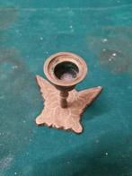 kandelaar messing vlinder vorm vintage, Huis en Inrichting, Woonaccessoires | Kandelaars en Kaarsen, Ophalen of Verzenden, 'T Olde Gre-j