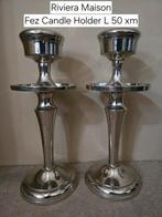 2 Riviera maison kandelaars 8, Ophalen of Verzenden, Gebruikt, Overige materialen, Minder dan 25 cm