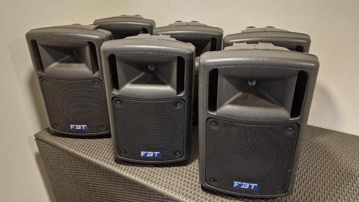 6 x FBT Maxx2a luidsprekers, Audio, Tv en Foto, Luidsprekers, Gebruikt, Overige typen, 120 watt of meer, Overige merken, Ophalen