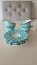 Villeroy & Boch kop en schotel set (4 personen), Ophalen, Zo goed als nieuw, Effen, Kop(pen) en/of Schotel(s)