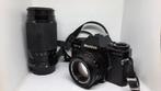 Vintage Mamiya ZE-X spiegelreflexcamera met 2 lenzen, Ophalen of Verzenden, Gebruikt, Spiegelreflex, Overige Merken