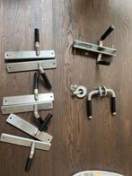 Deurklinken set - 5 stuks, Doe-het-zelf en Verbouw, Hang- en Sluitwerk, Ophalen of Verzenden, Gebruikt, Rvs, Klink of Kruk