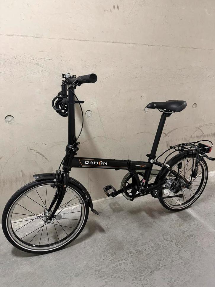 Dahon vouwfiets Speed Uno rn zw, Fietsen en Brommers, Fietsen | Vouwfietsen, Zo goed als nieuw, Dahon, 20 inch of meer, Ophalen