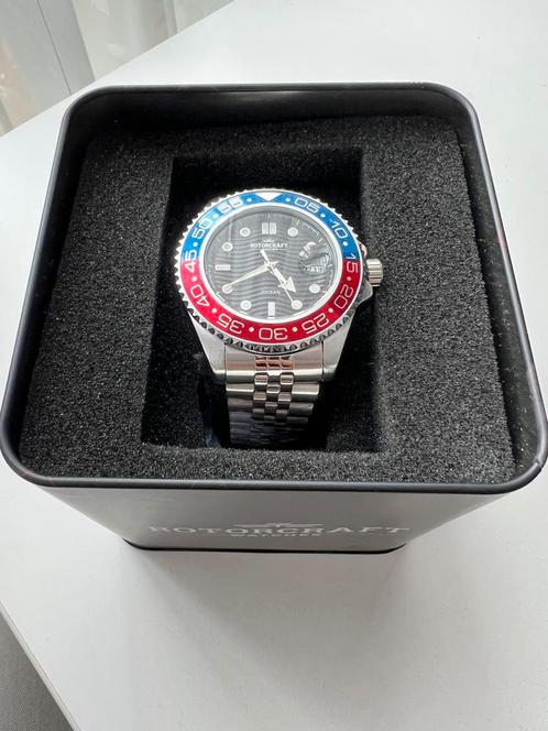 Rotorcraft Ocean - Pepsi, Sieraden, Tassen en Uiterlijk, Horloges | Heren, Nieuw, Polshorloge, Overige merken, Staal, Staal, Ophalen of Verzenden