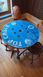 Tabelblad industrieel 100cm dia, Huis en Inrichting, Tafels | Eettafels, Gebruikt, 50 tot 100 cm, Rond, Industrieel 100cm diameter