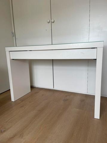 Ikea MALM toilettafel/bureau wit