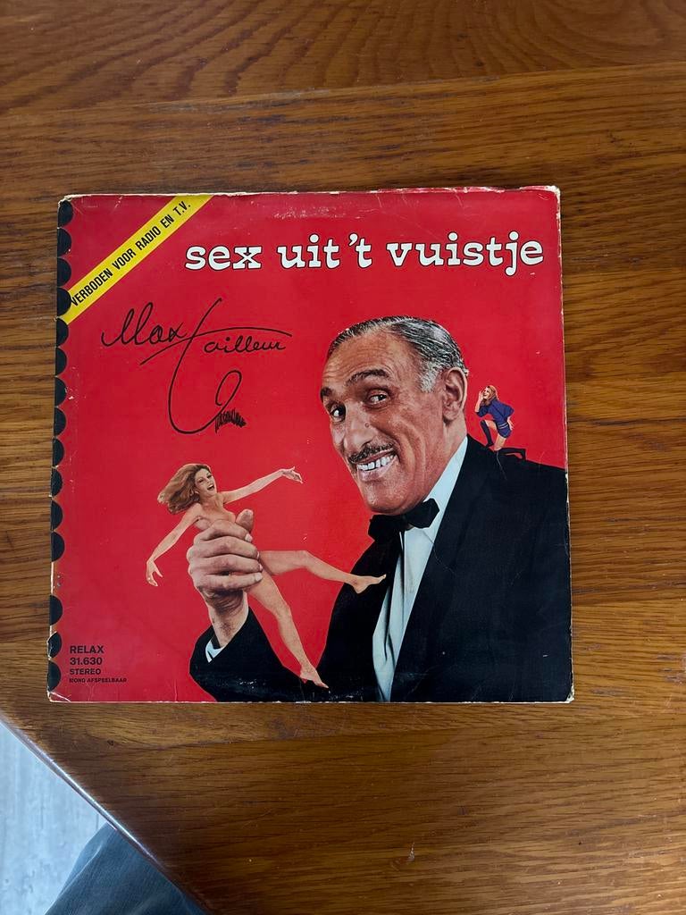 Max Tailleur - Sex Uit 't Vuistje LP, Ophalen of Verzenden, Gebruikt, 12 inch, Overige genres