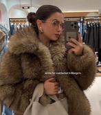fur coat mango, Ophalen of Verzenden, Nieuw, Bruin