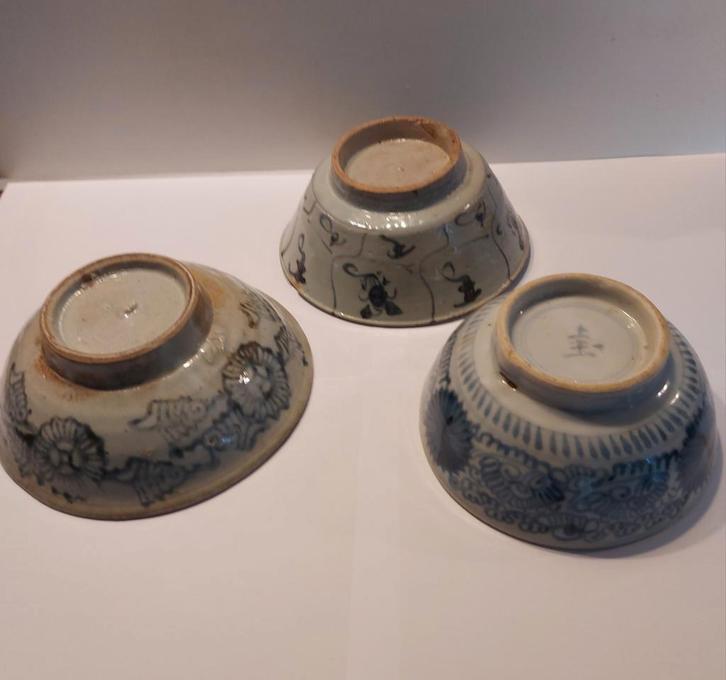 Antieke Chinese Kommen - Ming/Tek Sing, Antiek en Kunst, Antiek | Keramiek en Aardewerk, Ophalen of Verzenden