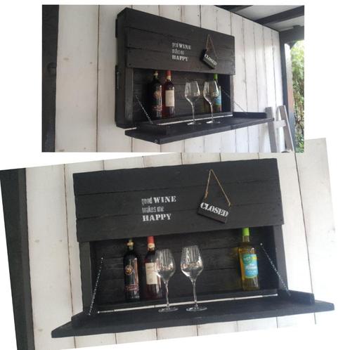 Buitenbar, bartafel hangend, wijnbar, balkonbar NIEUW, Tuin en Terras, Tuinwanddecoratie, Nieuw, Ophalen of Verzenden