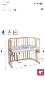 Houten naturel Coosleeper/Ledikant Babybaby Maxi, Kinderen en Baby's, Babywiegjes en Ledikanten, Ophalen, Zo goed als nieuw, Wieg