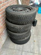 Winterbanden 205/55 R16 met stalen velgen (4 stuks), Ophalen of Verzenden, Gebruikt