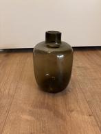 Kleine smoke glas vaas, Ophalen, Zwart, Minder dan 50 cm, Glas