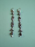 Lange oorbellen, Michal Negrin, kleur zwart, Overige materialen, Hangers, Met strass, Verzenden