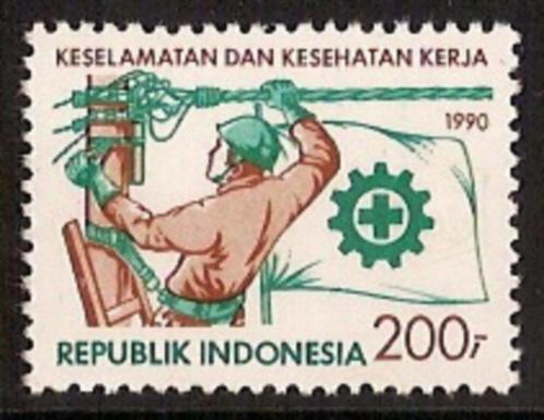 Indonesie Zonnebloem nr 1411 postfris 1990, Postzegels en Munten, Postzegels | Azië, Postfris, Zuidoost-Azië, Ophalen of Verzenden