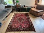 Handgeknoopt vloerkleed vintage Perzisch Hamadan – 114  164, Gebruikt, 100 tot 150 cm, Digital8, Crème