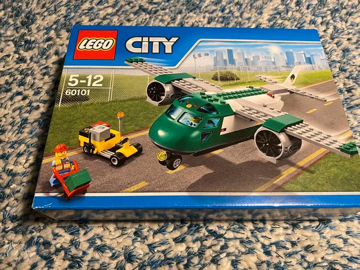 Lego City Vrachtvliegtuig 60101, Kinderen en Baby's, Speelgoed | Duplo en Lego, Zo goed als nieuw, Lego, Complete set, Ophalen of Verzenden